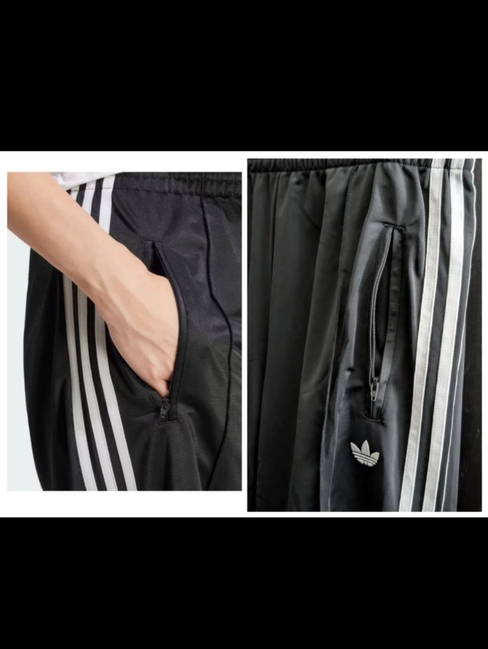🆕 Women's SIZE M Adidas Loose Fit Firebird Track Pants - Picture 5 of 14